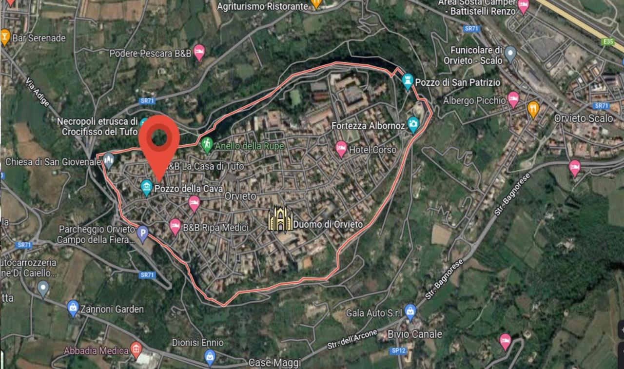 Stanza Con Bagno Privato Orvieto Centro Storico, Aria Condizionata Netflix Vicino Al Pozzo Della Cava-Affittacamere "Carvajal Rooms" Exteriör bild